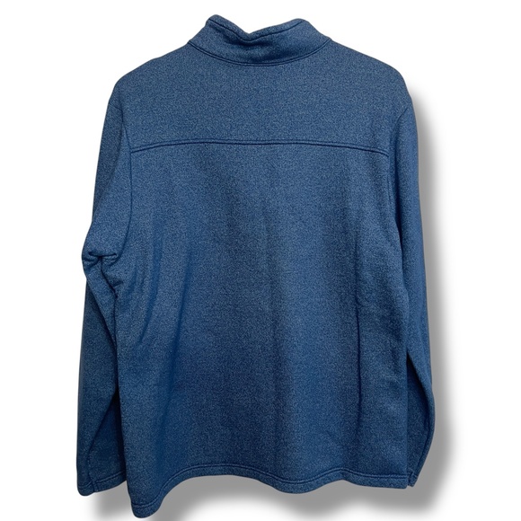 Columbia Men's Sz L Great‎ Hart Mountain III Half Zip Pullover Blue - Picture 4 of 11